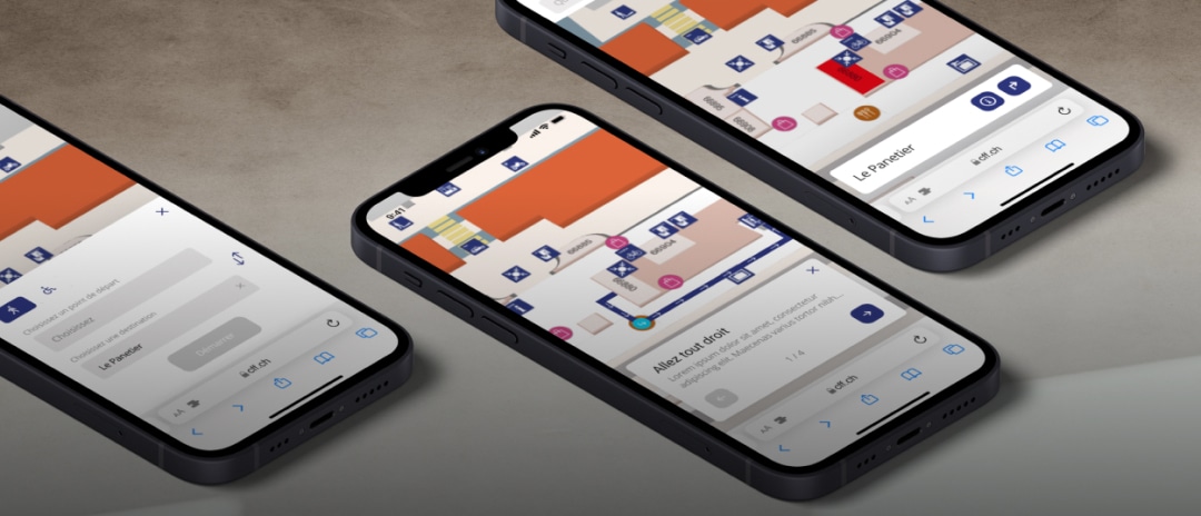 Bon exemple d'une application web développée en Suisse